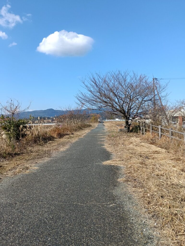 松橋町の小さな公園　散歩道